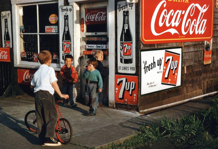 Coke sign
