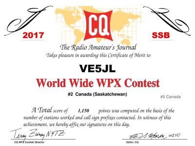 2017 Certificate